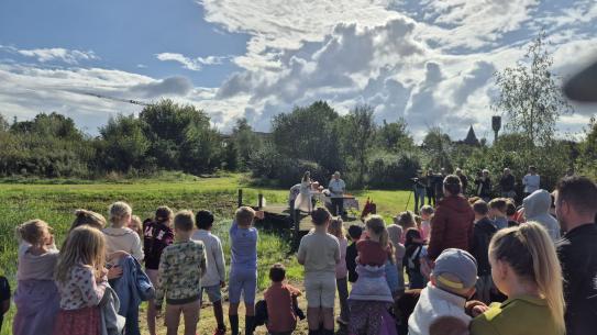 Toespraak bij de opening van de Kikkertuin, klik voor een vergroting