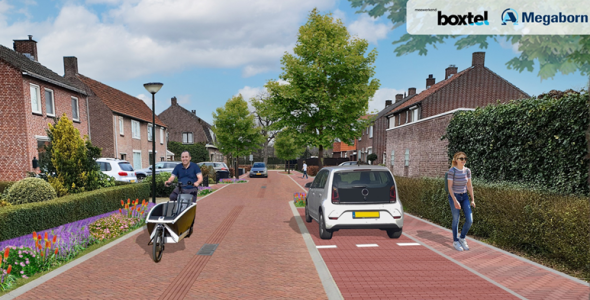 Toekomstbeeld Kalksheuvel Veldakkerstraat ter hoogte van huisnummer 10