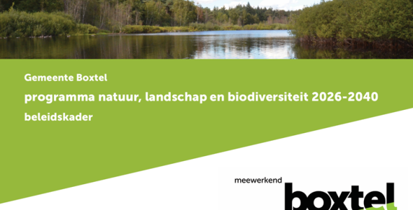 Voorkant van het beleidskader voor het programma Natuur, Landschap en Biodiversiteit 2026-2040